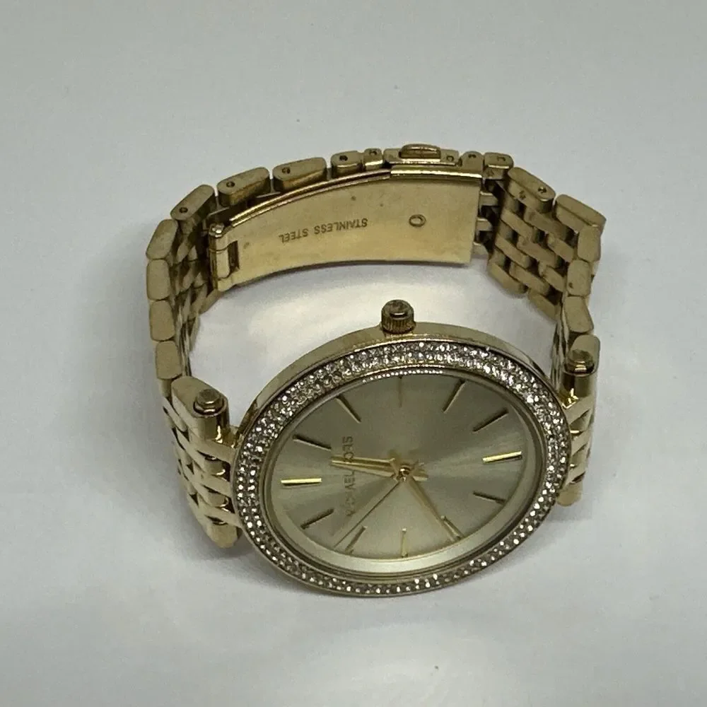 Michael Kors Darci MK3191 Women's Gold Stainless Steel Analog Dial Watch NUL13